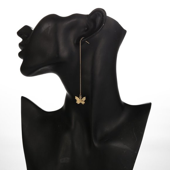 💕Last one Butterfly Threader Earrings - Picture 9 of 11